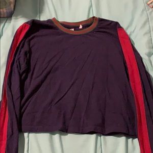 cropped long sleeve